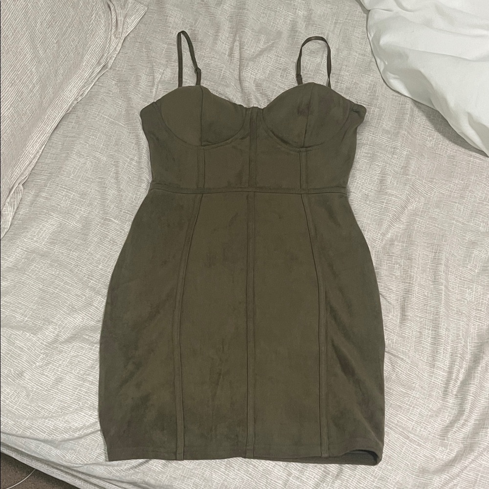Windsor Olive Green Dress